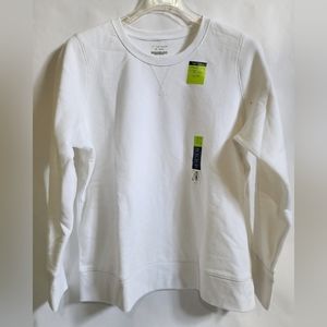 Womens Tek Gear Sweatshirt XXL, white, New
